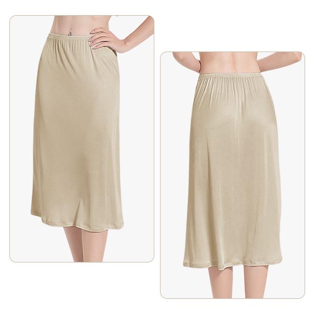 【送料無料】シルク100％の高級素材。さらっと快適なペチコート