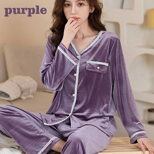 ベロア調姫系パジャマ