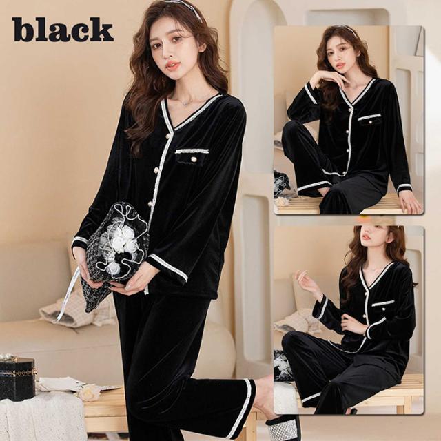 ベロア調姫系パジャマ