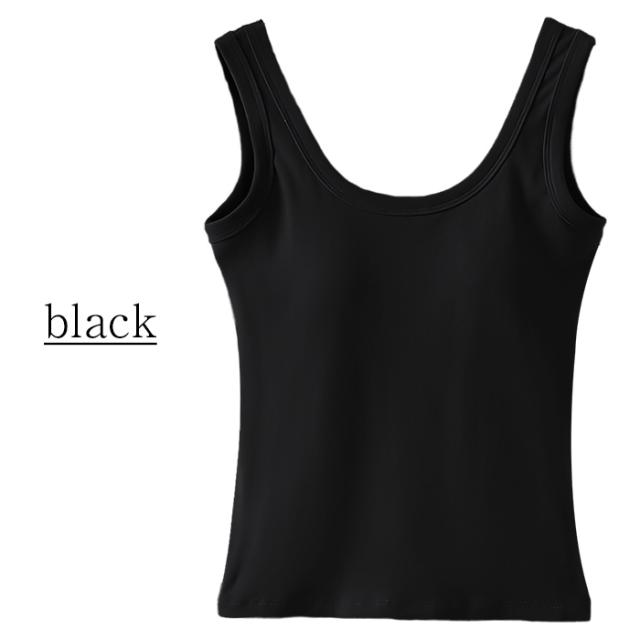 【送料無料】綿92% リブあみショート丈ブラトップ