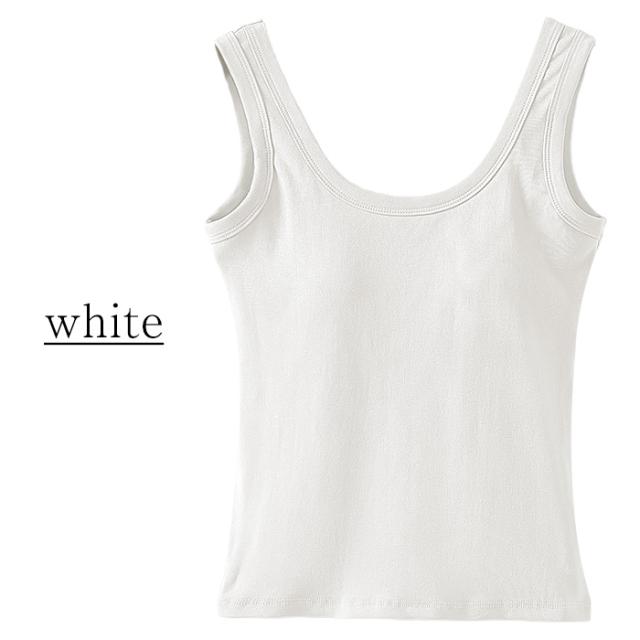 【送料無料】綿92% リブあみショート丈ブラトップ