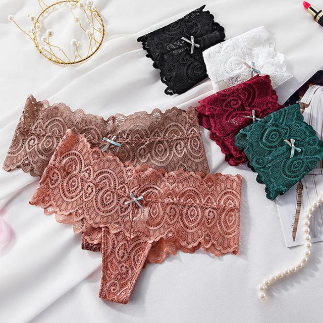 総レースセクシーブラジリアンショーツ