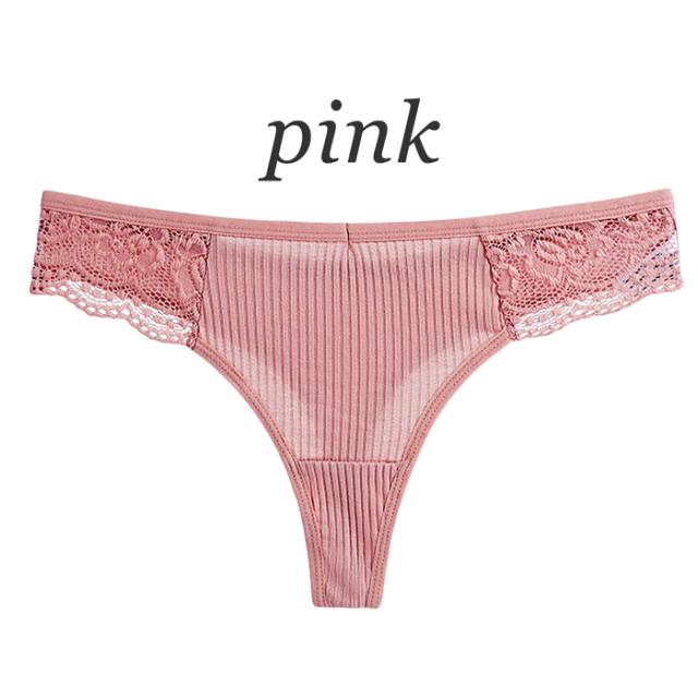 綿95％レディースTバックショーツ