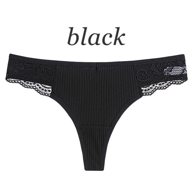 綿95％レディースTバックショーツ