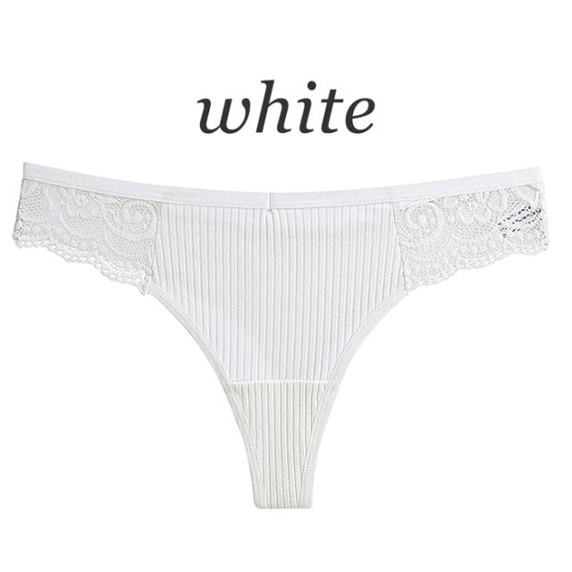 綿95％レディースTバックショーツ