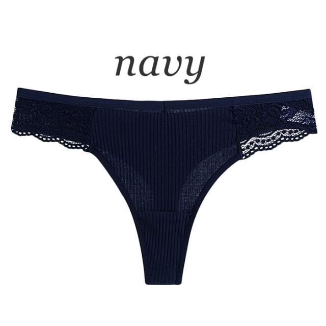 綿95％レディースTバックショーツ