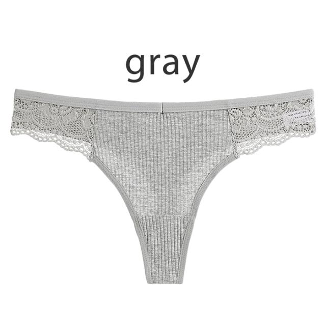 綿95％レディースTバックショーツ