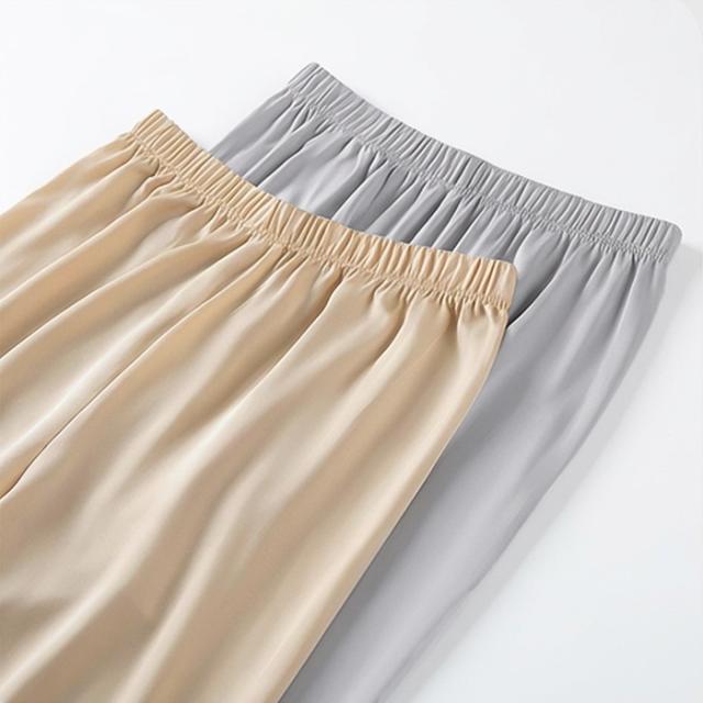 【送料無料】 潤い美肌 極上シルク100％ルームパンツ