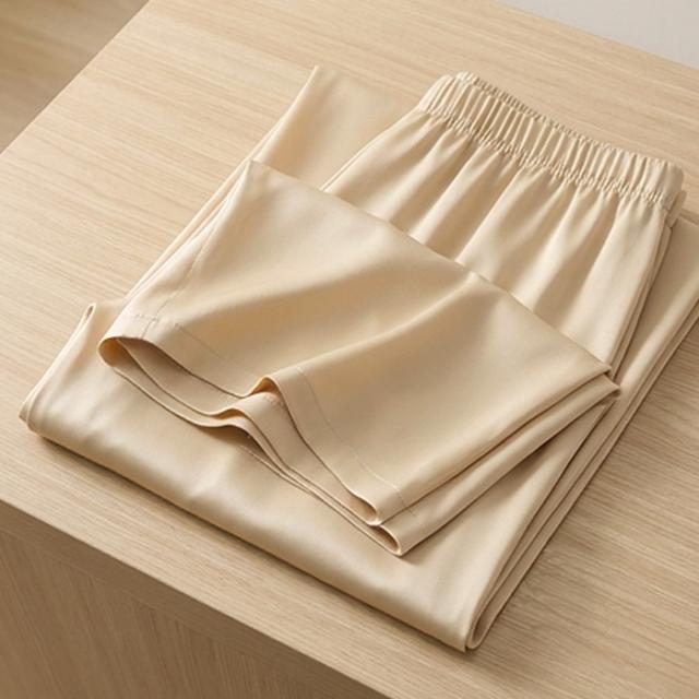 【送料無料】 潤い美肌 極上シルク100％ルームパンツ