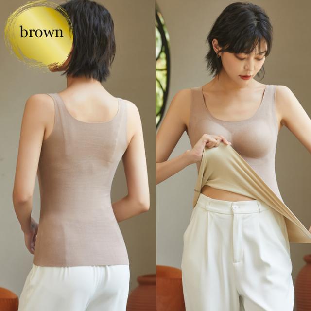 あったかモールドカップ付きタンクトップ