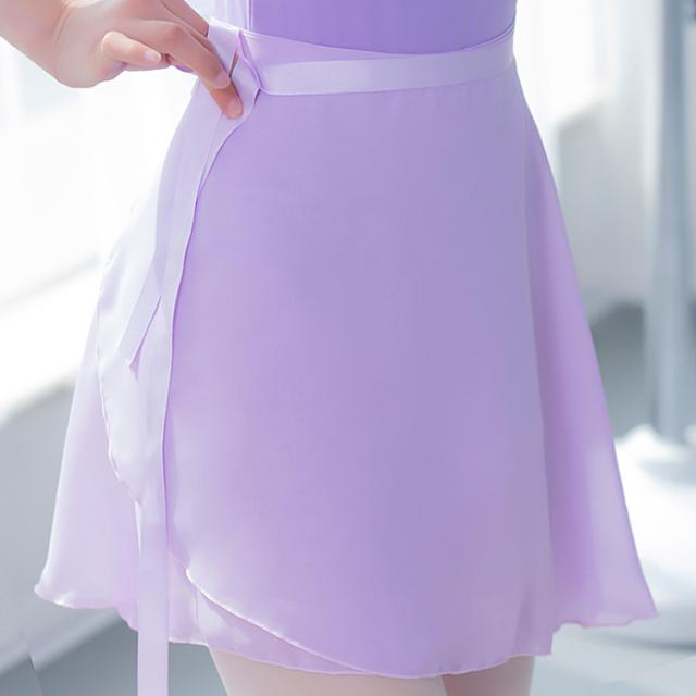 バレエ用シフォン巻きスカート