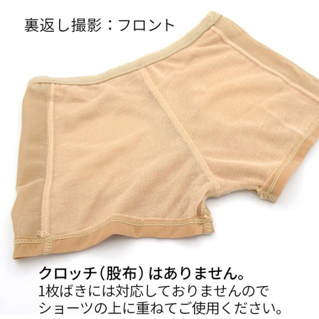 【送料無料】 履くだけ瞬間もも尻！穴あきショート丈ガードル
