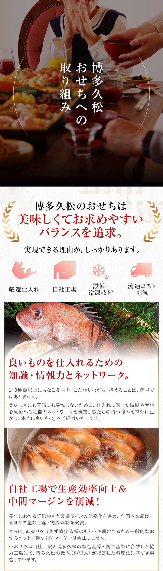 おせちへの取り組み