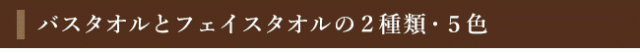 スマートフェイスタオル
