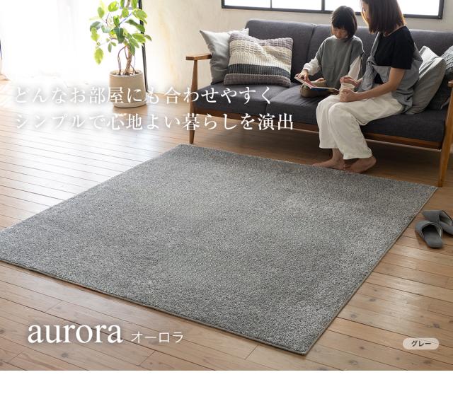 オーロラ ラグ スミノエ