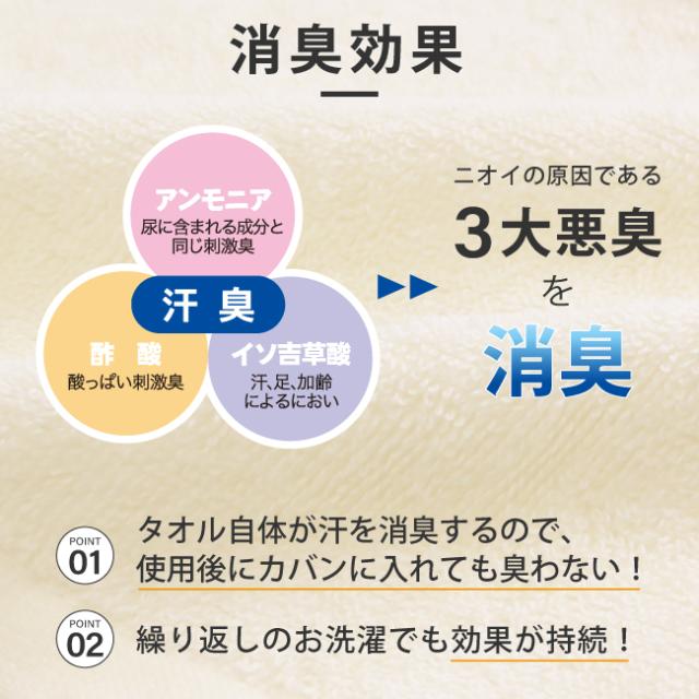 汗取りタオル