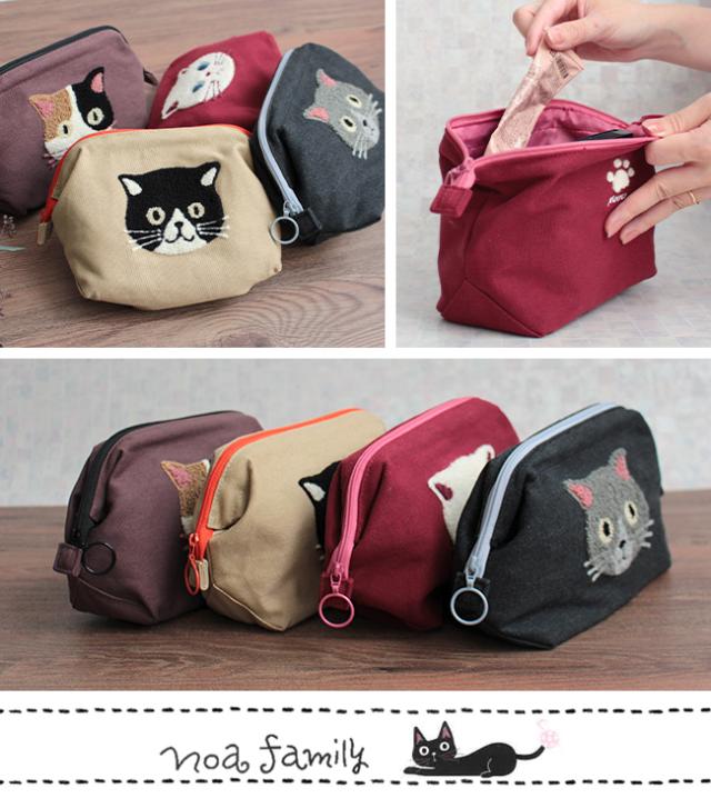 ファミネコがま口ポーチ