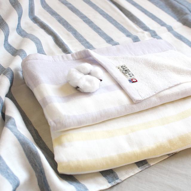 ガーゼ&パイル綿100%お昼寝ケット
