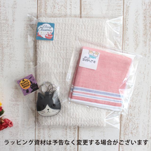 のし可簡易プチラッピングタオルを1枚ずつ透明袋にギフト贈り物プレゼントおまかせ