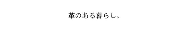 革のある暮らし