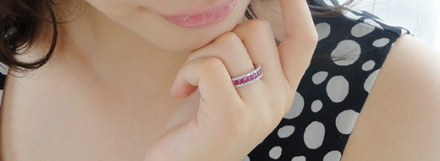 在庫あ特価 K18WG ゴールド ホワイトゴールド エタニティ 7月誕生石の通販はau PAY マーケット - ジュエリーfor you|商品ロットナンバ 「1.0ctUP」 ルビー ダイヤモンド エタニティリング ジュエリー 指輪 18金 即納在庫あ