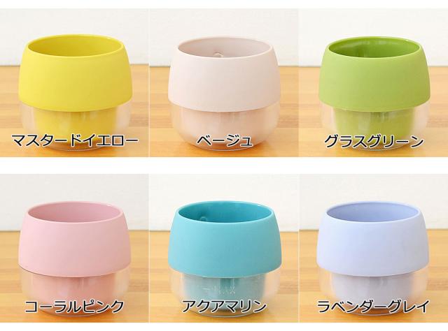 ミニ観葉植物 ハイロドカルチャー 3鉢セット 鉢の種類