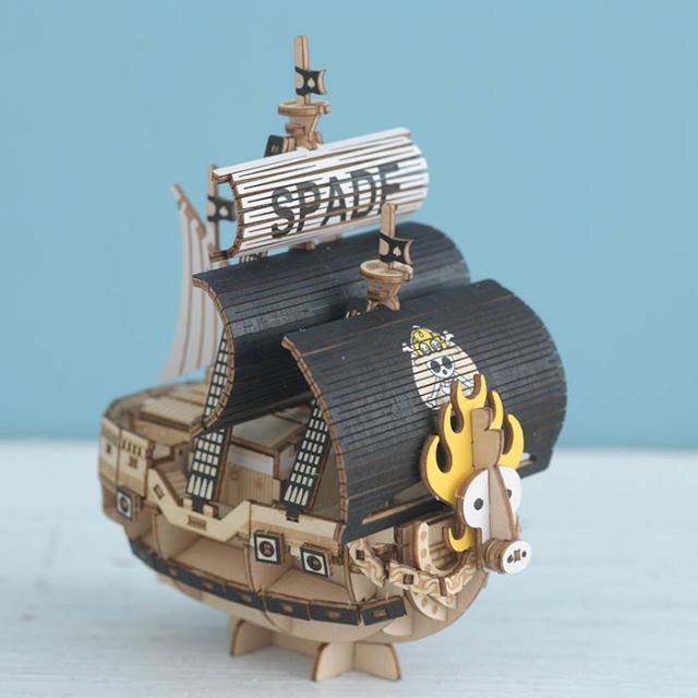 ワケあり Ki Gu Mi ワンピース スペード海賊団の海賊船 クラフト工作 キット ハンドメイド 手作り インテリア 知育 体験 半額以下 おもちゃ 趣味 パズル Relxhub Com