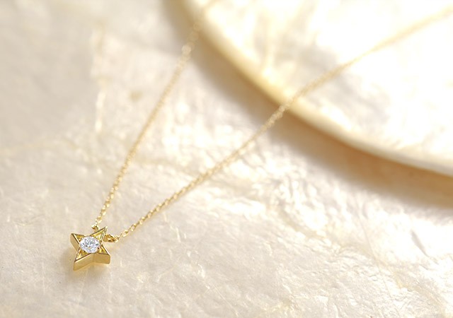 K18 diamond necklace K18 ダイヤモンド　ネックレス twinkle