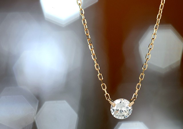 K18 diamond necklace K18 ダイヤモンド　ネックレス innocent 0.3ct