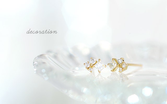 K18 diamond ring K18 ダイヤモンド ピアス decoration