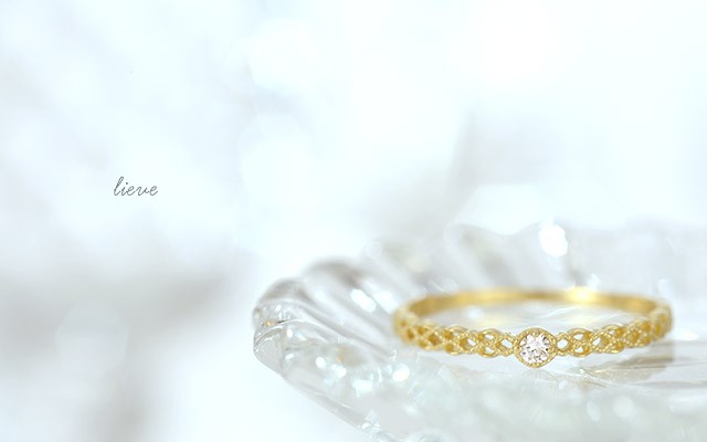 K18 diamond ring K18 ダイヤモンド リング lieve