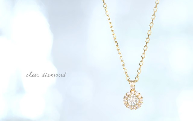 K18 diamond necklace K18 ダイヤモンド　ネックレス cheer