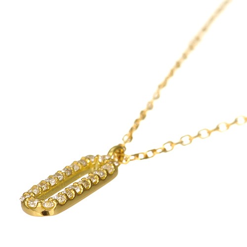 K18 diamond necklace