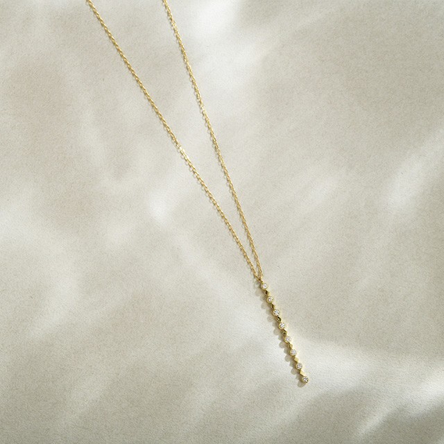 K18 diamond necklace lulu