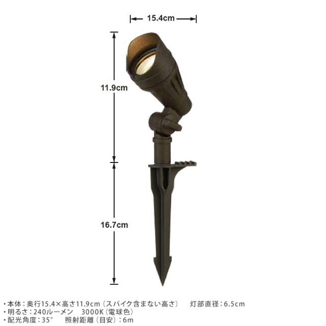 大人のガーデンライト スポットライト スモールタイプ  屋外 ライト led 玄関 照明 光センサー おしゃれ コンセントタイプ 自宅 庭 通路 アプローチ 明るく 照らす 公園 足元 家庭 ガーデニング 埋め込み  