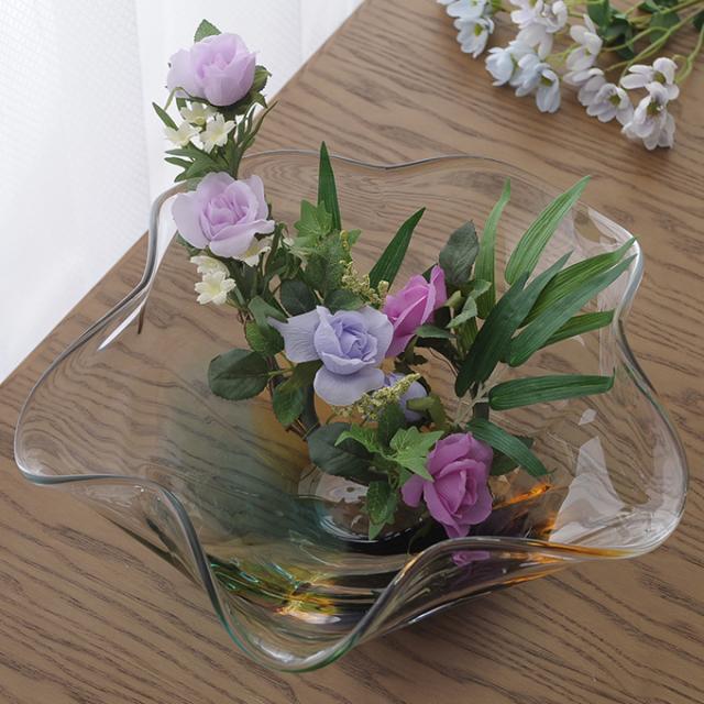 生け花 花器 水盤 宇宙の中心 ガラス 高級おしゃれ 日本製 フラワーベース 生け花 花器 水盤 宇宙の中心 ガラス 高級おしゃれ 日本製