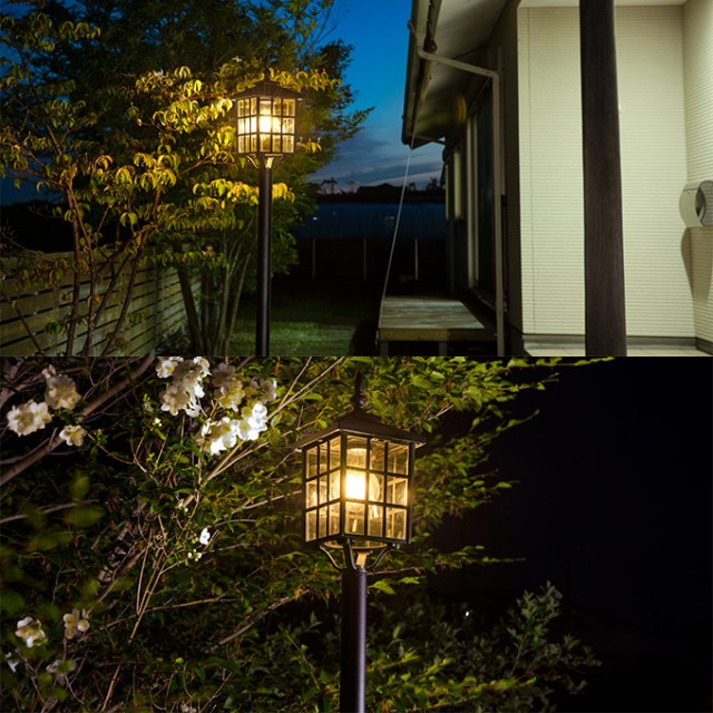 ❤8本セット❣庭や玄関先を華やか＆センス良くドレスアップ♪❤ガーデンライト ガーデンライト あかりクラシックポストライト ソーラーライト LED