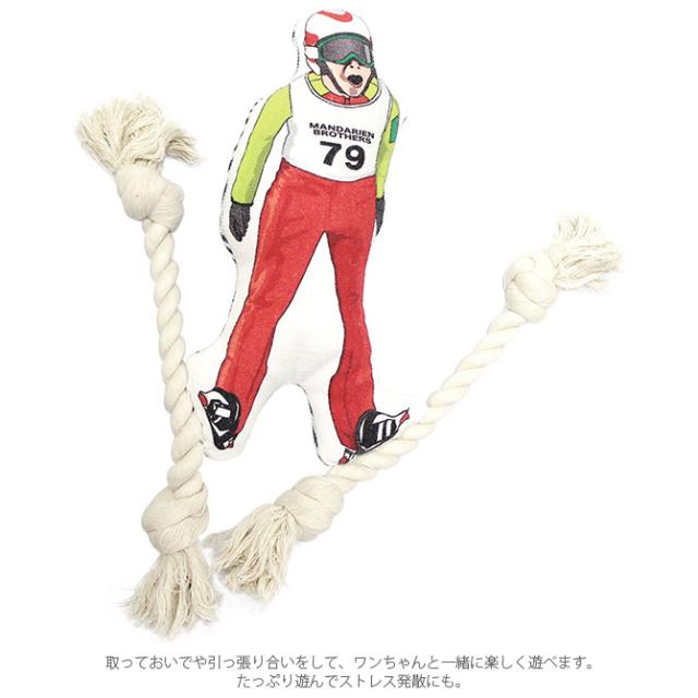 MANDARINE BROTHERS マンダリンブラザーズ CRAZY ROPE TOY 犬 おもちゃ ロープ おしゃれ 犬用 イヌ カラフル ペット用品 ペットグッズ かわいい