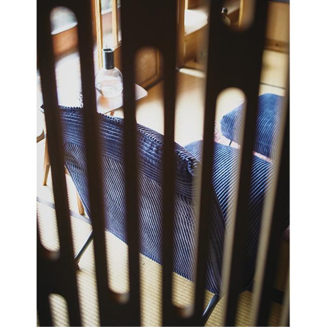 コーデュロイフロアローソファ 1人掛け 