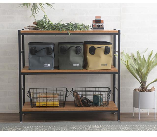 SLOWER スロウワー HANG STOCK ハングストック ストレージ 20L  収納ボックス おしゃれ 折りたたみ 取っ手 収納 アウトドア 洗える バケツ キャンプ カラーボックス  