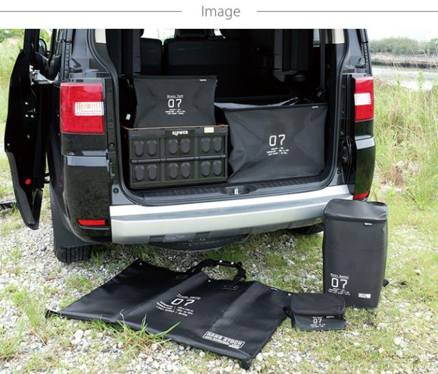 SLOWER スロウワー HANG STOCK ハングストック ストレージ 20L  収納ボックス おしゃれ 折りたたみ 取っ手 収納 アウトドア 洗える バケツ キャンプ カラーボックス  