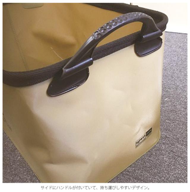 SLOWER スロウワー HANG STOCK ハングストック ストレージ 35L  収納ボックス おしゃれ 折りたたみ 取っ手 収納 アウトドア 洗える バケツ キャンプ ストック  