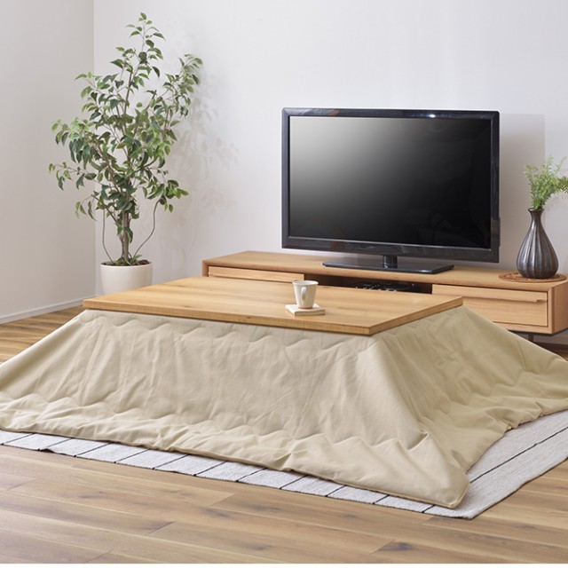 撥水加工 薄掛けこたつ布団 正方形 幅190cm こたつ布団 コタツ布団 正方形 男前 メンズライク カーキ グレー カッコいい シンプル 撥水加工