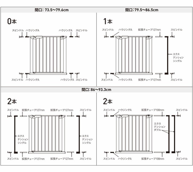 スカンジナビアンペットデザイン エクステンション シングル(プレミア)  犬用 ペットゲート 犬 拡張パーツ ドア ペット 扉 とおせんぼ スタイリッシュ シンプル  