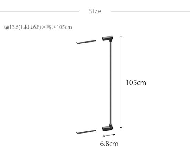 スカンジナビアンペットデザイン エクステンション ダブル(トール)  大型犬用 ペットゲート 犬 拡張パーツ ドア ペット 扉 とおせんぼ スタイリッシュ シンプル  