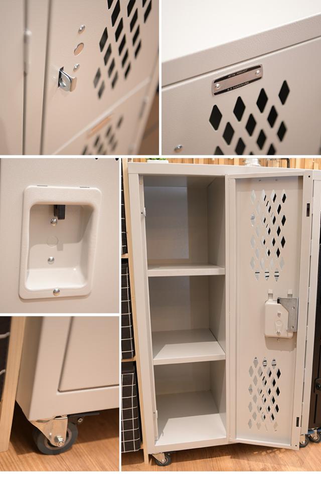 Lock ロック スチールチェスト L チェスト ロッカー キャスター付き 可動式 収納 インダストリアル 男前 カッコいい スチール