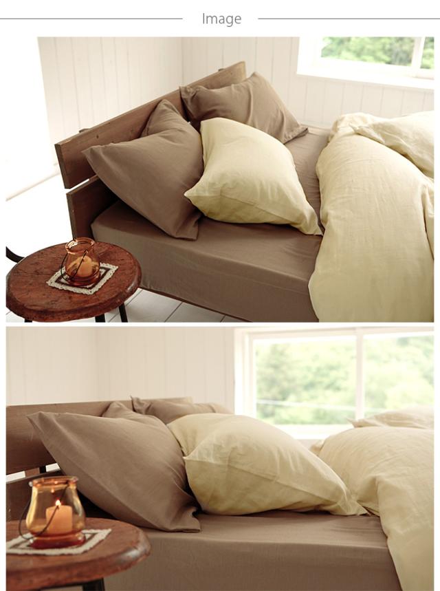 Fab the Home ファブザホーム ボックスシーツ クイーン用 ダブルガーゼ 