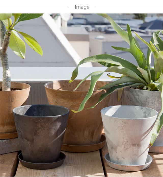 amabro アマブロ ART STONE アート ストーン ソーサー LL  鉢受け ソーサー おしゃれ 12号 13号 マット シンプル グリーン シンプル インテリア  