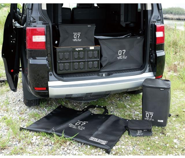 SLOWER スロウワー HANG STOCK ハングストック メッシュブロック S  収納ボックス フタつき おしゃれ メッシュ キャンプ 旅行 収納ケース トラベル 小物 持ち手  