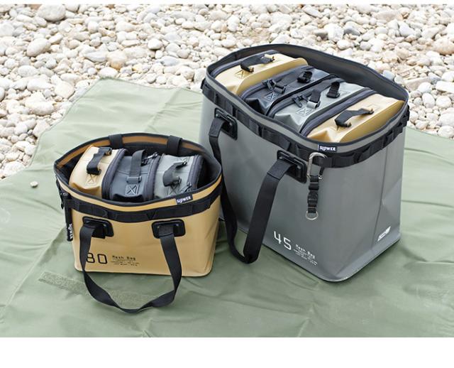 SLOWER スロウワー HANG STOCK ハングストック メッシュブロック S  収納ボックス フタつき おしゃれ メッシュ キャンプ 旅行 収納ケース トラベル 小物 持ち手  